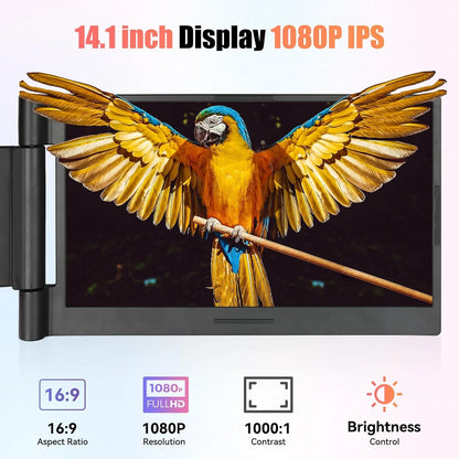 14" 1080P IPS Laptop Screen Extender