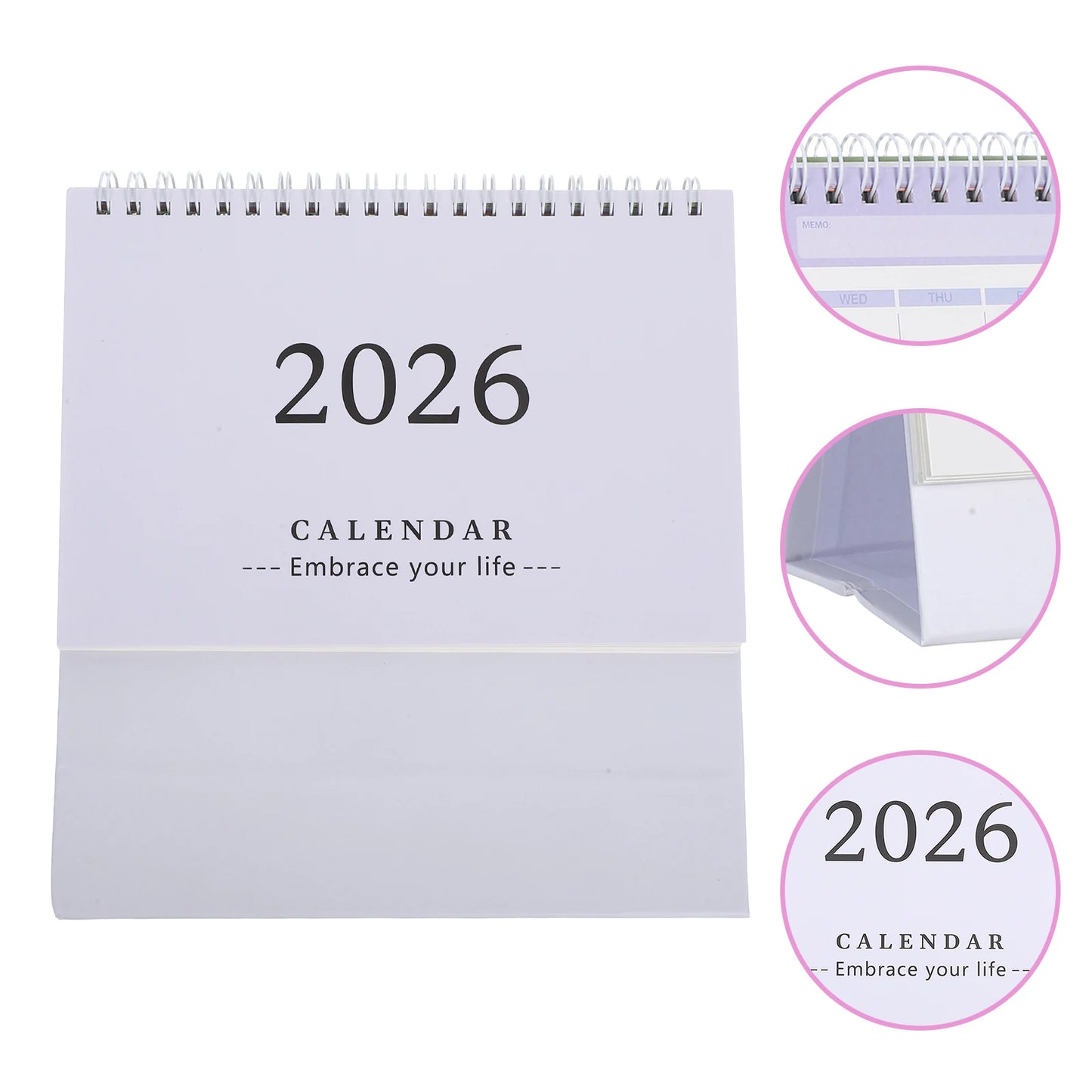 2026 Desk Calendar Planner