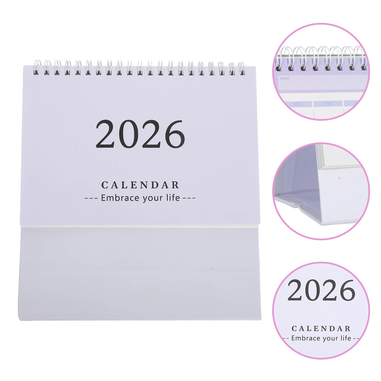 2026 Desk Calendar Planner