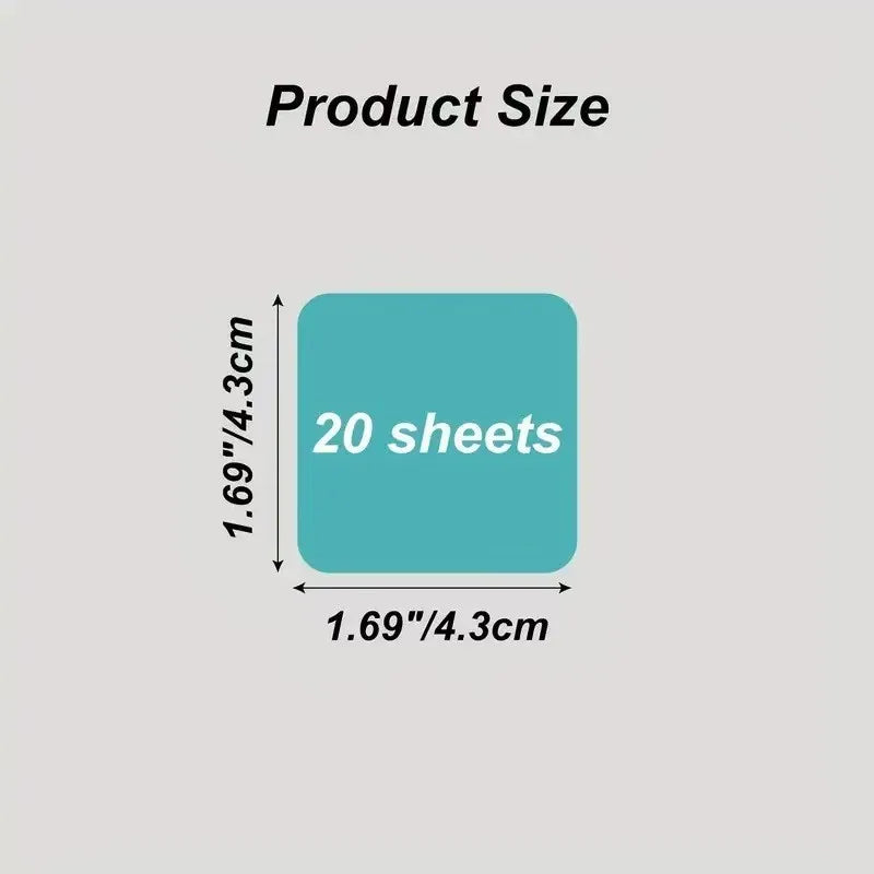 Transparent Sticky Note's - 160 Sheets