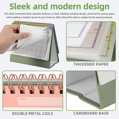 2026 Desk Calendar Planner