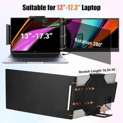 14" 1080P IPS Laptop Screen Extender