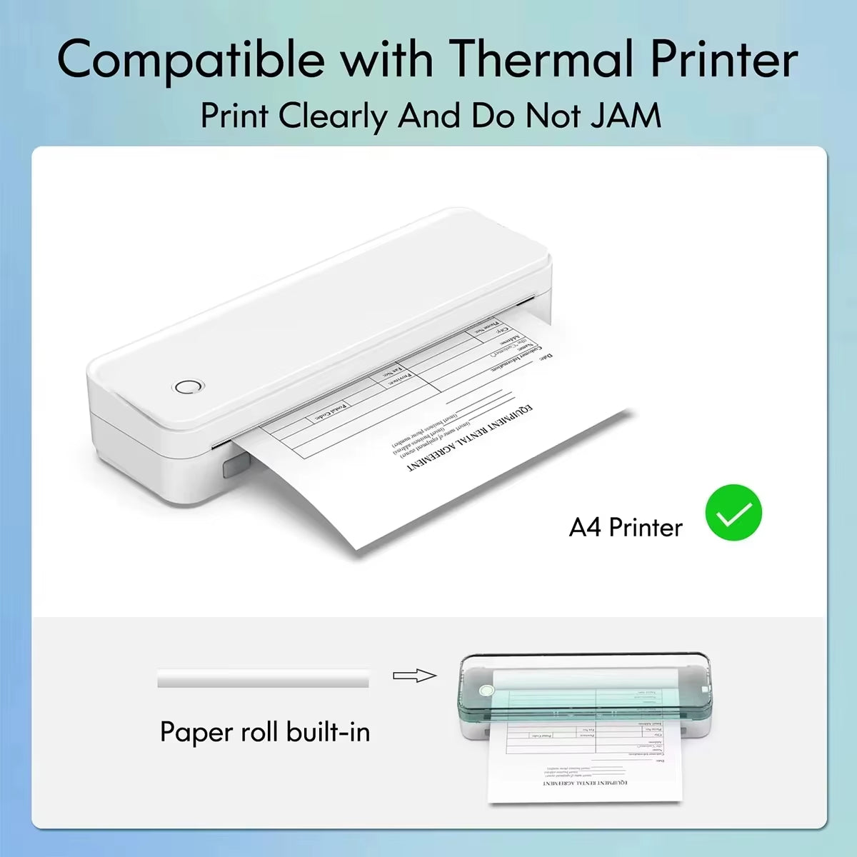 A4 Thermal Paper Rolls